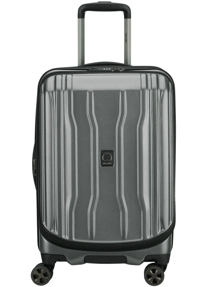 Cruise 58 Cm Hardcase 4-Double Wheeled Cabin Luggage Trolley - Platinum
